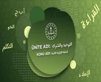 Gayb Konuları Kelimeler ve Kavramlar Okuma Parçası - Lefif Fiil ve Kısımları
