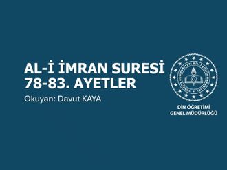 Al i İmran Suresinin 11. Sayfası (78 ila 83. Ayetler)