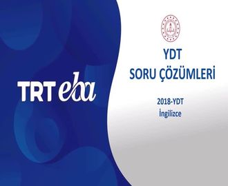 İNGİLİZCE-2018-YDT (1-10.SORULAR)