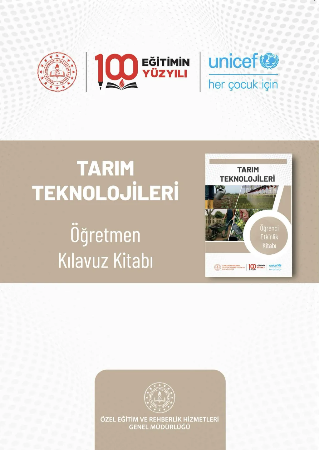 Tarım Teknolojileri Öğretmen Kılavuz Kitabı