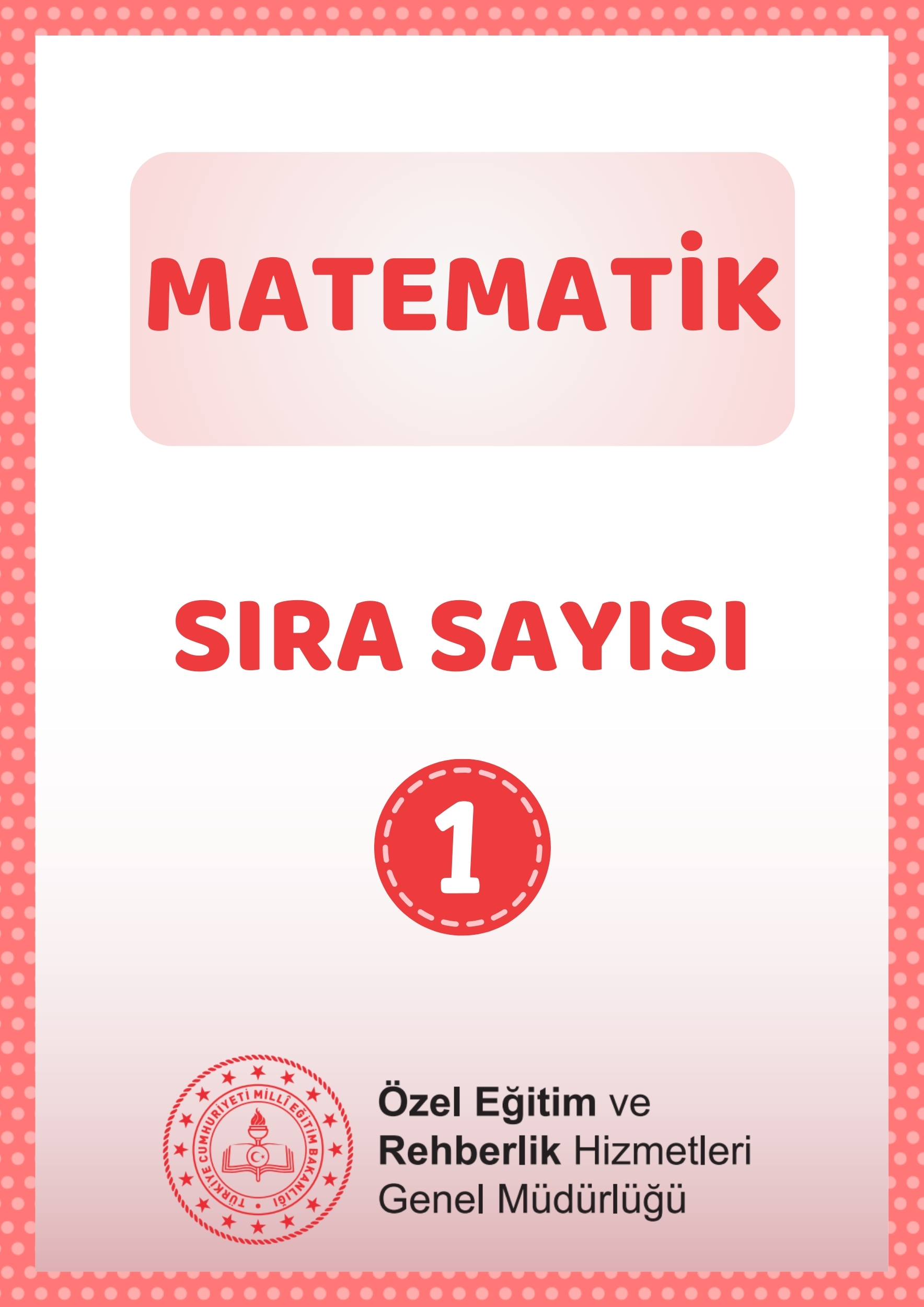 Sıra Sayısı 1 - Çalışma Kağıtları