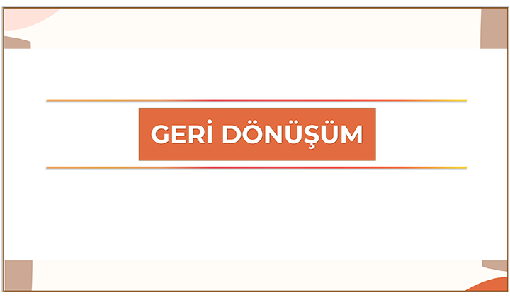 Geri Dönüşüm