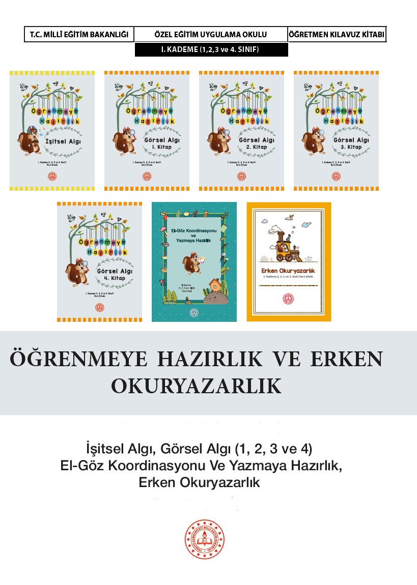 Öğrenmeye Hazırlık ve Erken Okuryazarlık Öğretmen Kılavuz Kitabı I. Kademe