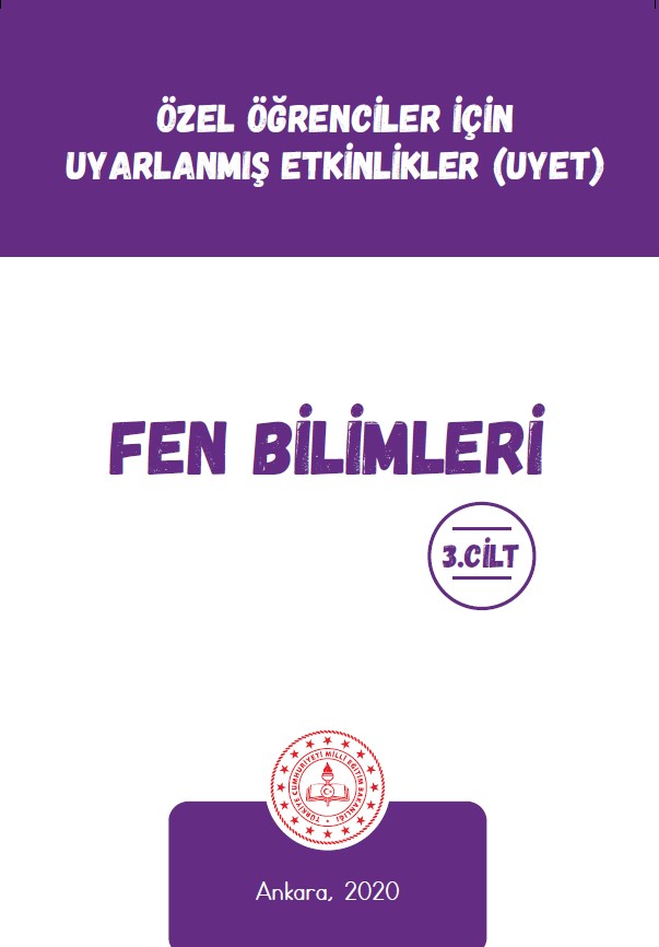 Uyarlanmış Etkinlikler - Fen Bilimleri 3. Cilt