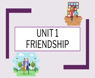 1 - Friendship