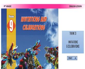 49 - Invitations and Celebrations - Part A (T)