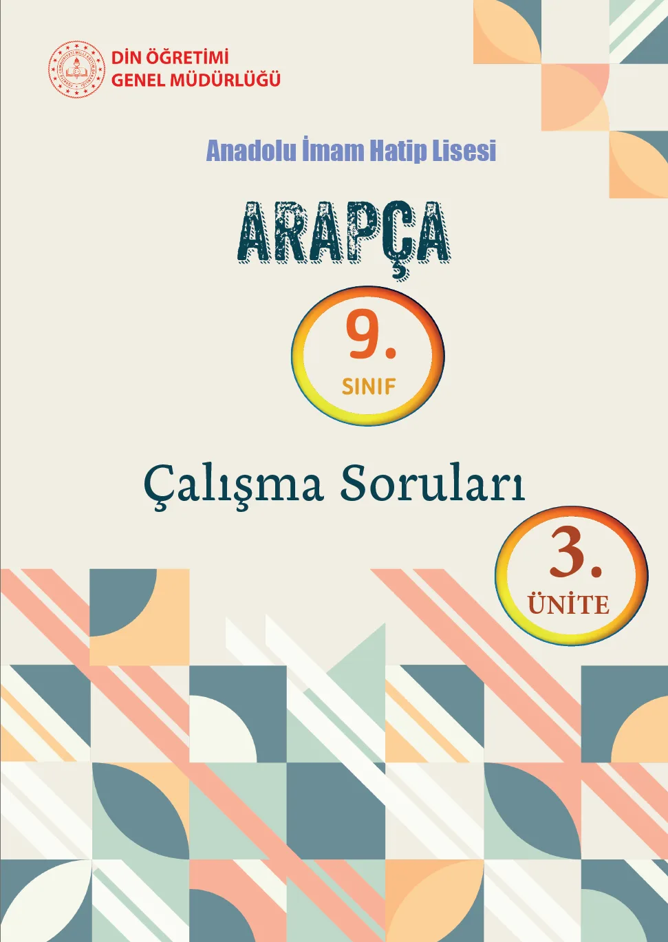Arapça 9. Sınıf Çalışma soruları (3. Ünite)