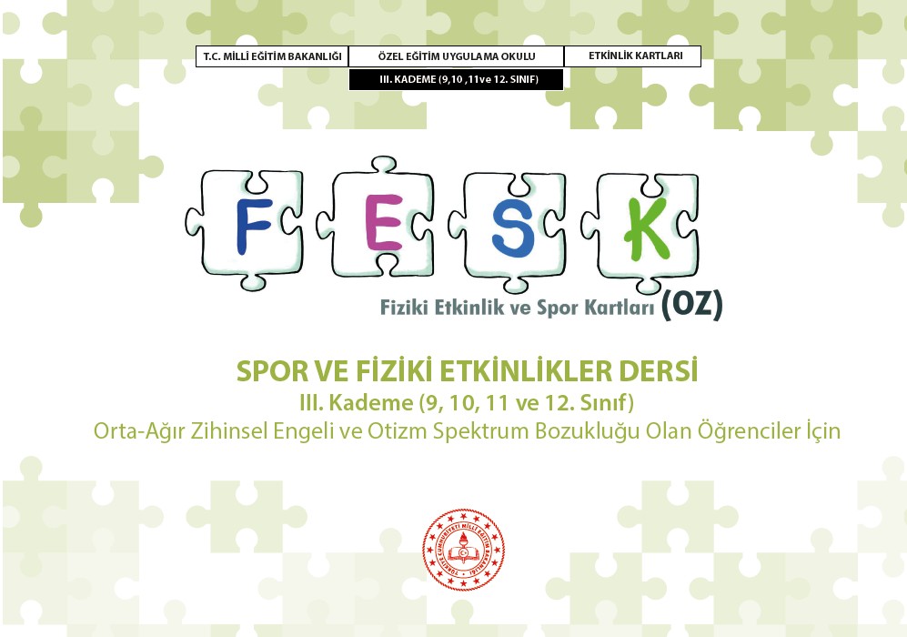 Spor ve Fiziki Etkinlikler Dersi Etkinlik Kartları III. Kademe