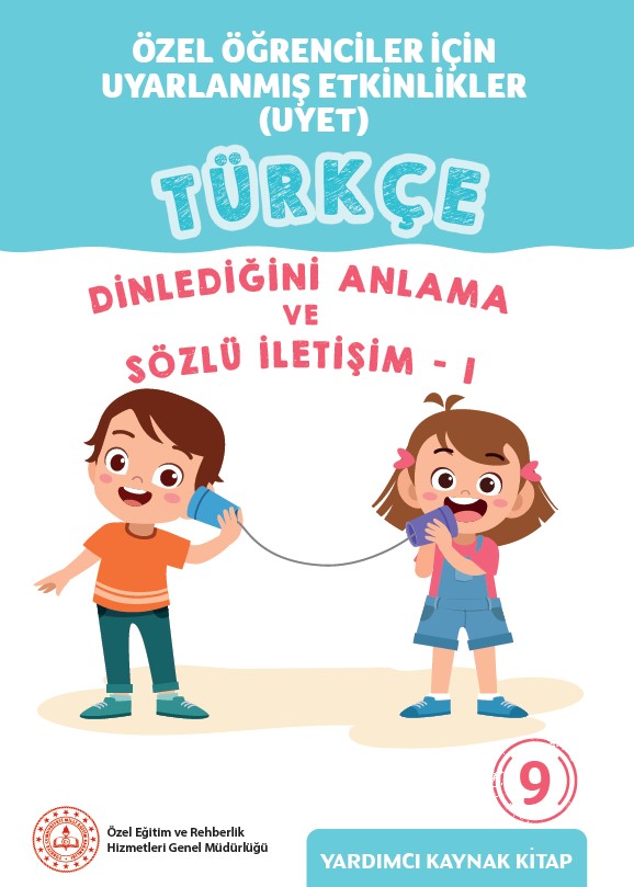 Uyarlanmış Etkinlikler - Türkçe 9. Cilt (Dinlediğini Anlama ve Sözlü İletişim)
