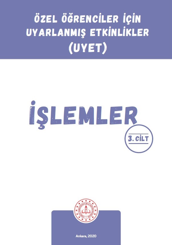 Uyarlanmış Etkinlikler - Matematik 3. Cilt (İşlemler)