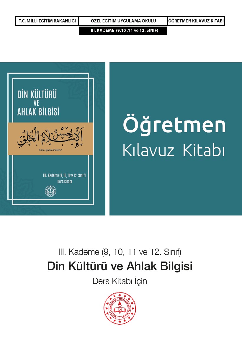 Din Kültürü ve Ahlak Bilgisi Dersi Öğretmen Kılavuz Kitabı III. Kademe