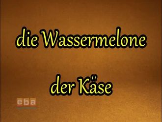 die Wassermelone-der Kâse