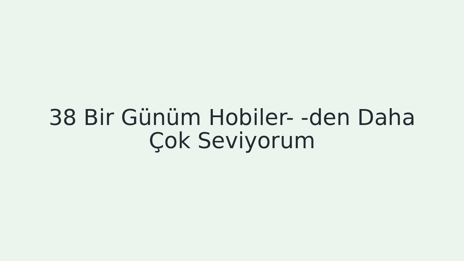 "Bir Günüm Hobiler- -den Daha Çok Seviyorum EBA TV - Yabancı Öğrenciler İçin Türkçe 26.02.2021 tarihli yayın içeriğidir."