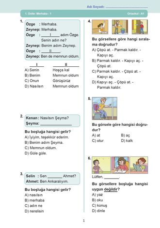 Ortaokul Ünite 1 - 20
