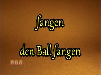 Fangen - den Ball fangen