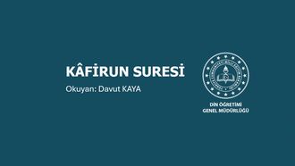 Kâfirun Suresi (Renkli Kelime)