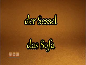 der Sessel-das Sofa