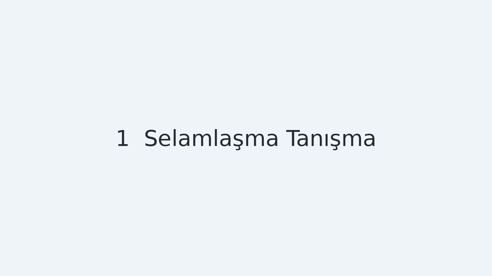 "Selamlaşma-Tanışma EBA TV - Yabancı Öğrenciler için Türkçe Dersi 21.09.2020 tarihli yayın içeriğidir."