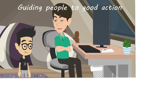 Guiding people to good action